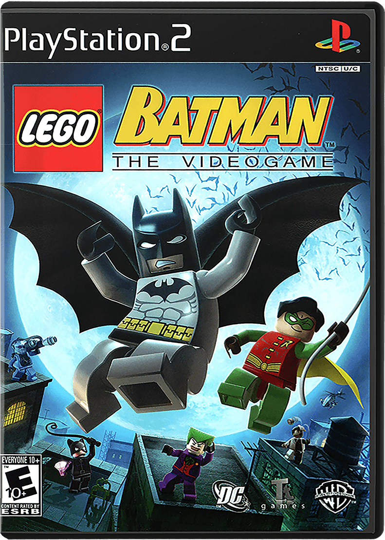 LEGO Batman The Videogame box art for Playstation 2